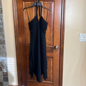 Halter black cocktail dress!